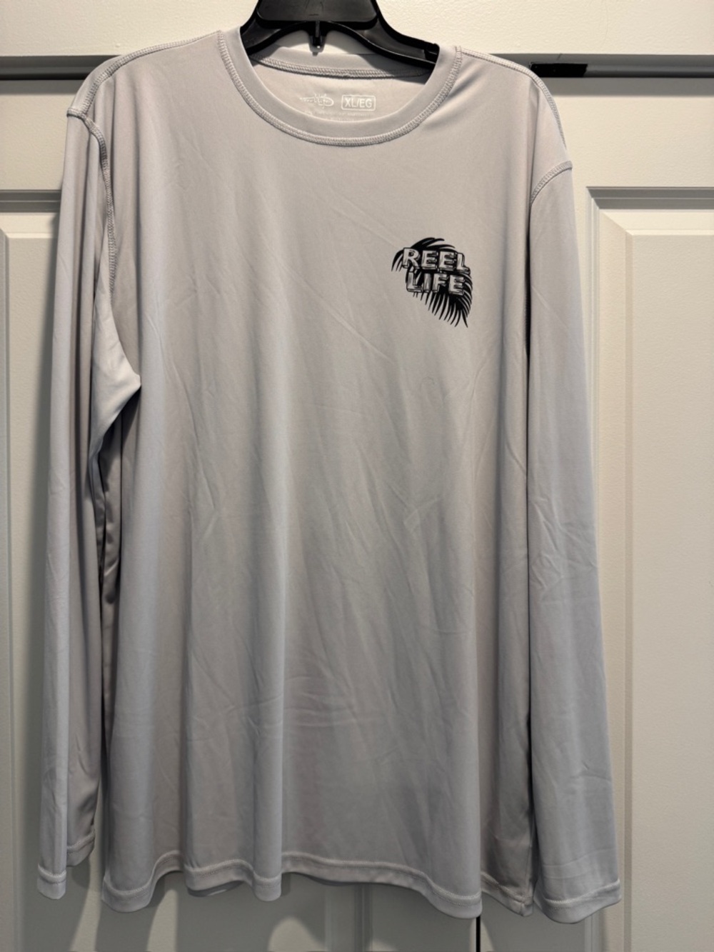 Men’s Long-Sleeve Performance Shirt - Light Gray
